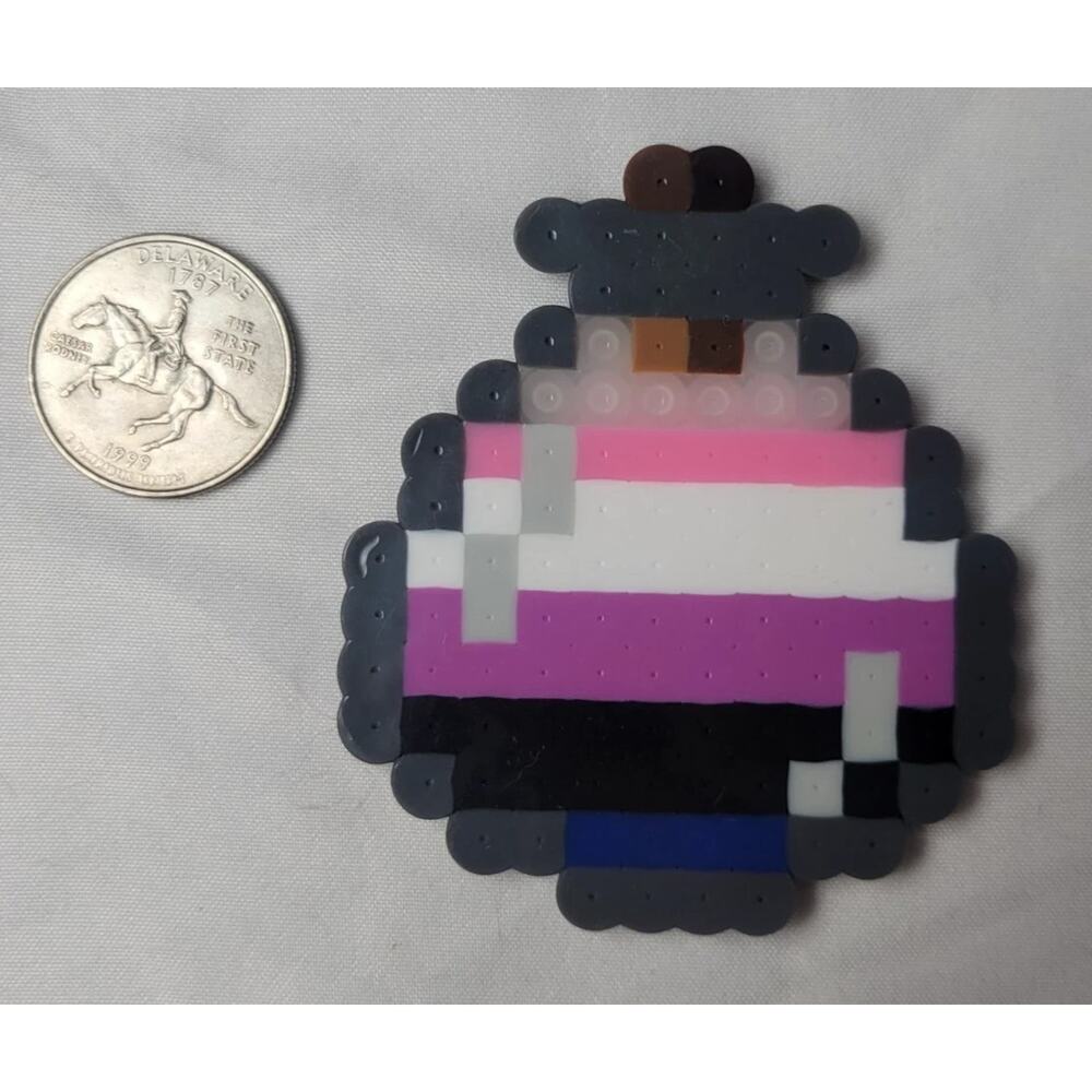 Genderfluid LGBT Potion Perler Pixel Art